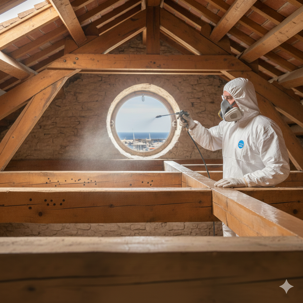 Pose et rénovation de charpente Saint-Cyr-sur-Mer