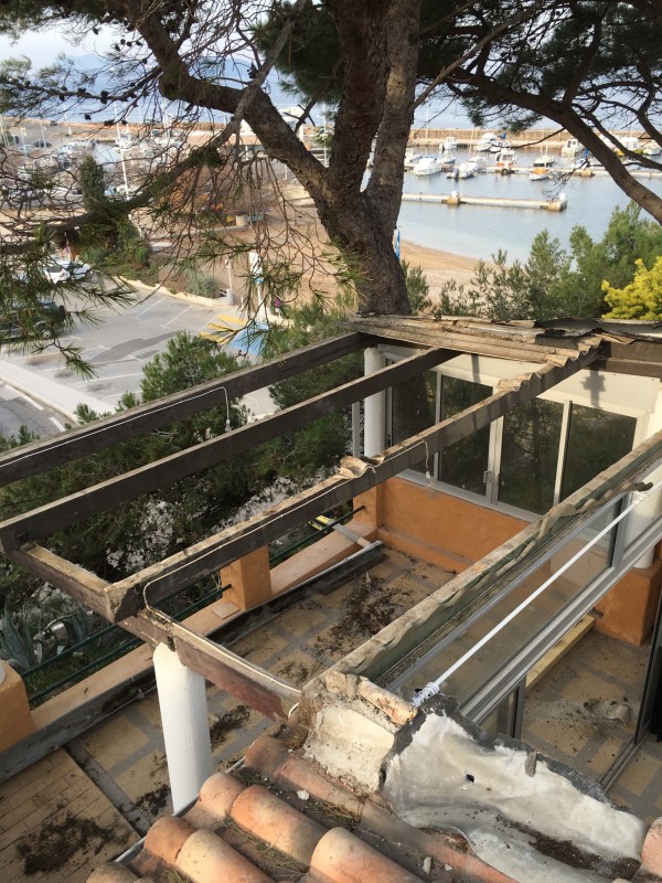 dépose amiante sur toiture