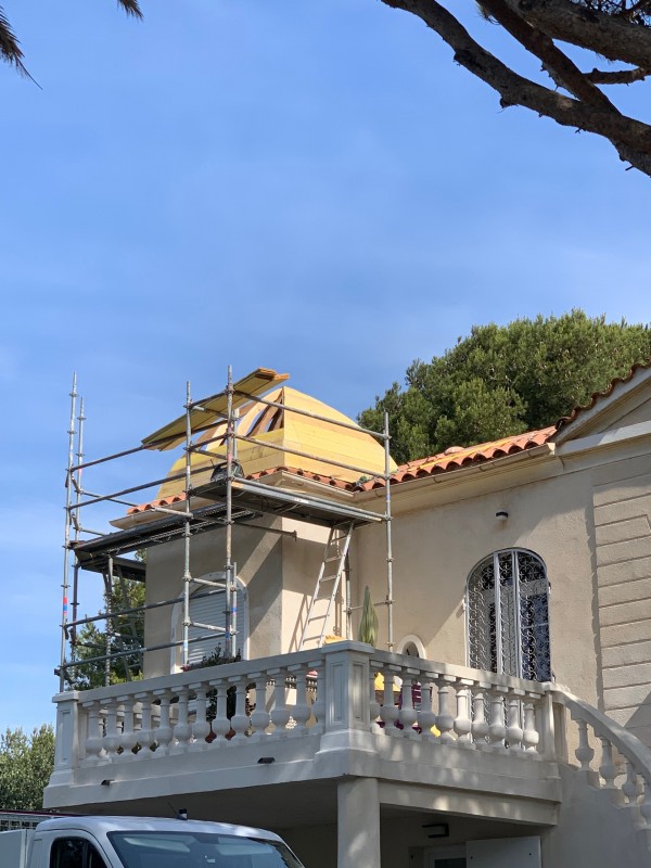 Réfection d’une toiture en shingle Sur la presqu’île de Giens à Hyères les palmiers 83 400