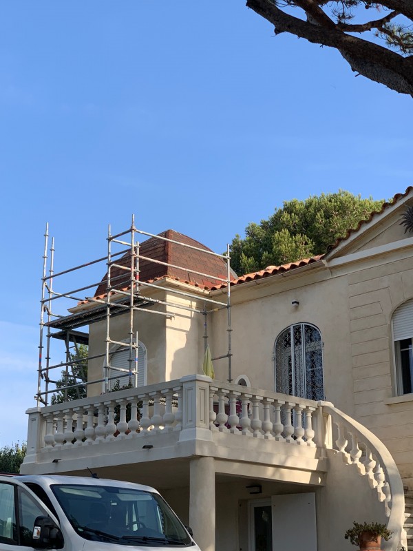 Réfection d’une toiture en shingle Sur la presqu’île de Giens à Hyères les palmiers 83 400