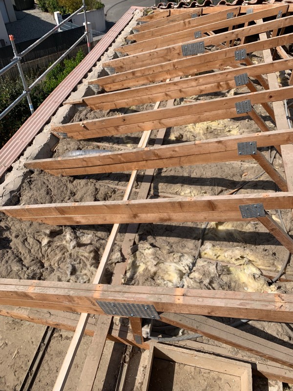 Isolation des comble perdu sur maison quatre pans à saint cyr sur mer