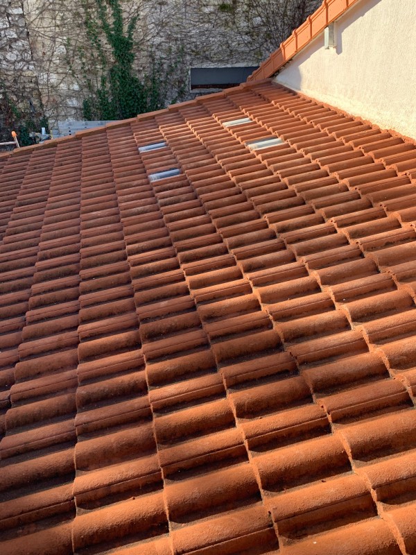 Réfection toiture pst Marseille 13012, suite à la dépose de la couverture en tuile redland