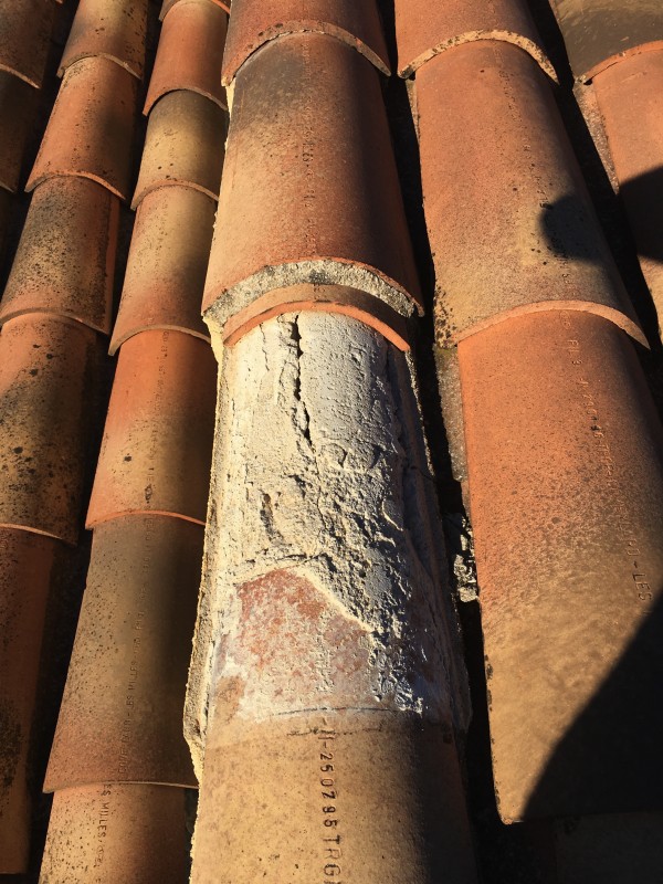 Recherche de fuite sur toiture tuile canal Provencale à Sanary sur mer dans le var