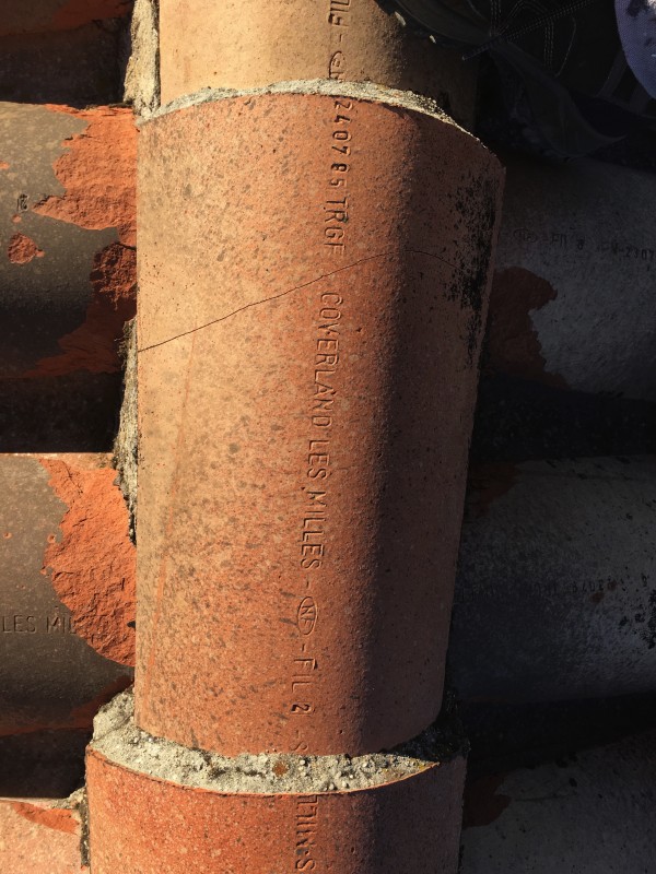 Recherche de fuite sur toiture tuile canal Provencale à Sanary sur mer dans le var