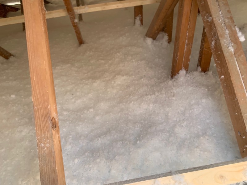 Isolation des comble perdu sur maison quatre pans à saint cyr sur mer