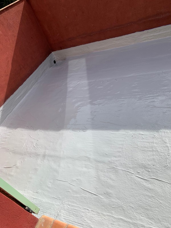 refection étanchéité liquide sur toiture terrasse