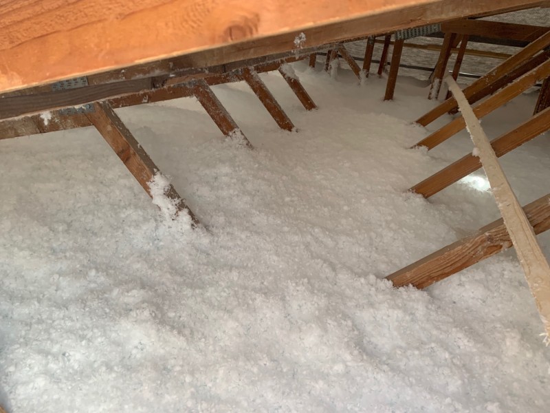 Isolation des comble perdu sur maison quatre pans à saint cyr sur mer