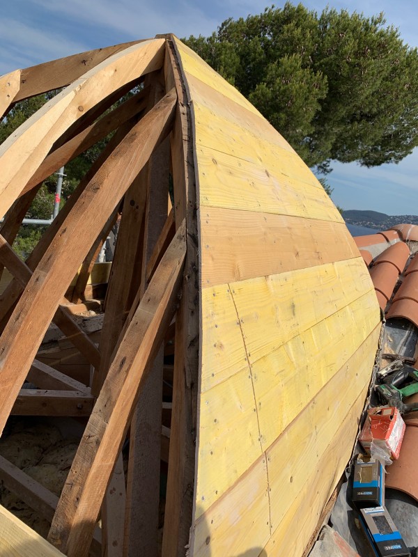 Réfection d’une toiture en shingle Sur la presqu’île de Giens à Hyères les palmiers 83 400